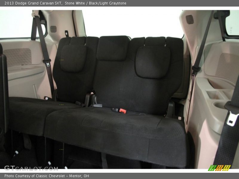 Stone White / Black/Light Graystone 2013 Dodge Grand Caravan SXT