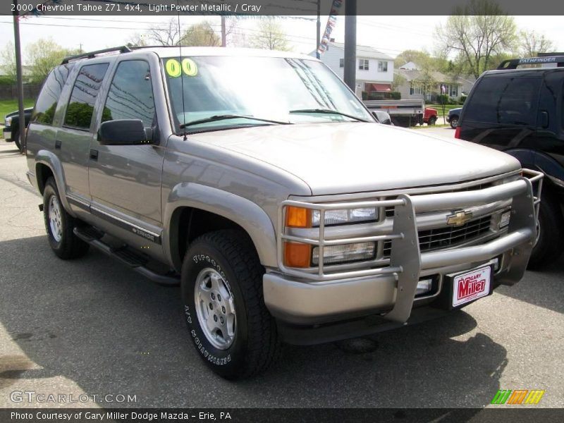 Light Pewter Metallic / Gray 2000 Chevrolet Tahoe Z71 4x4