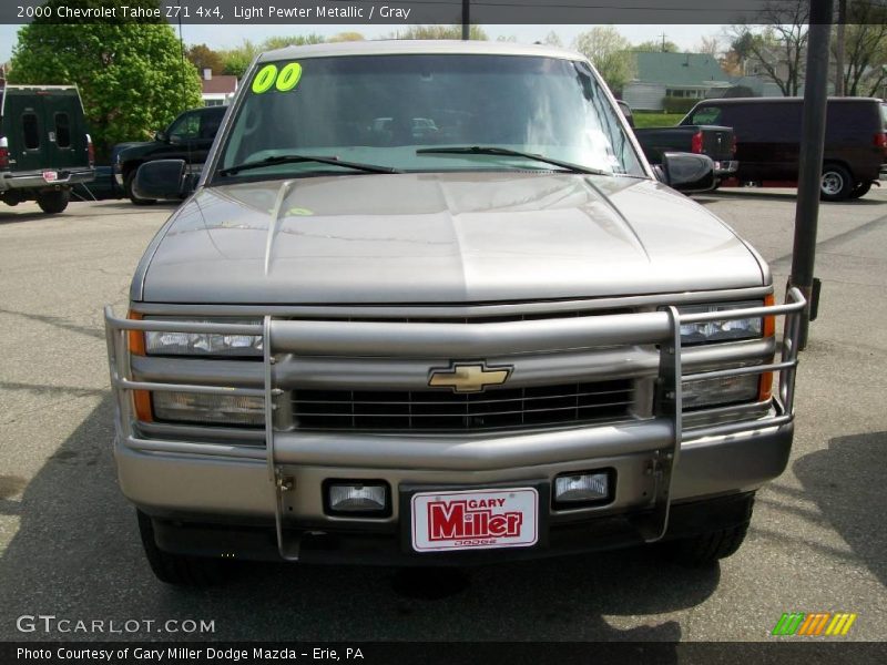 Light Pewter Metallic / Gray 2000 Chevrolet Tahoe Z71 4x4