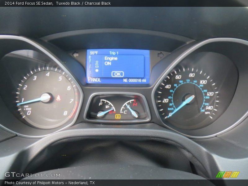 Tuxedo Black / Charcoal Black 2014 Ford Focus SE Sedan