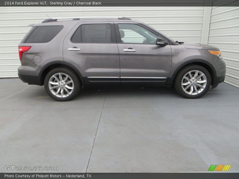 Sterling Gray / Charcoal Black 2014 Ford Explorer XLT