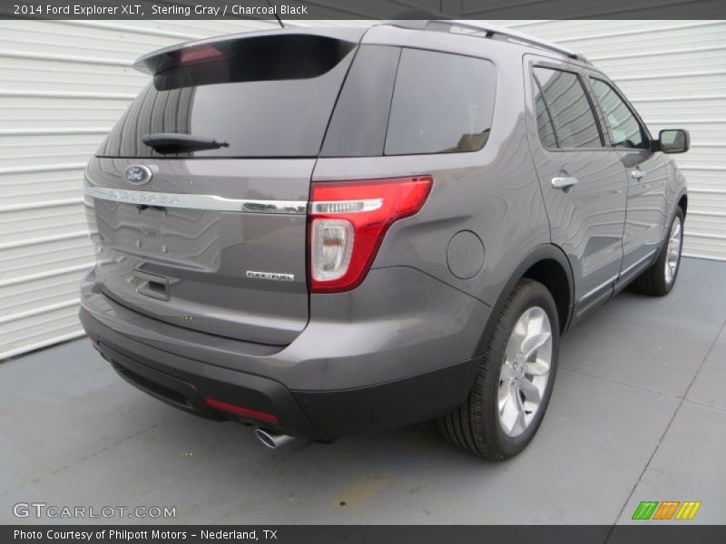 Sterling Gray / Charcoal Black 2014 Ford Explorer XLT