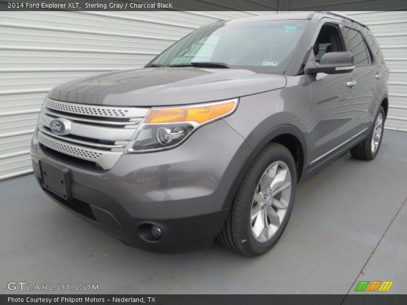 Sterling Gray / Charcoal Black 2014 Ford Explorer XLT
