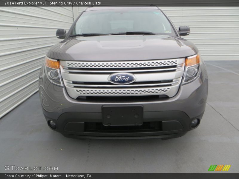 Sterling Gray / Charcoal Black 2014 Ford Explorer XLT