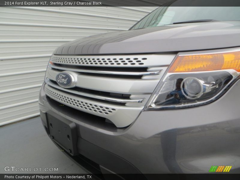 Sterling Gray / Charcoal Black 2014 Ford Explorer XLT