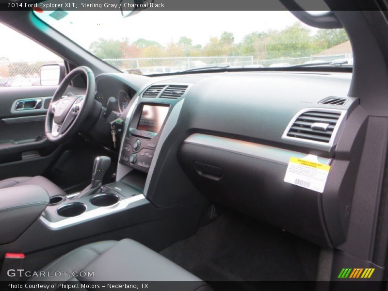 Sterling Gray / Charcoal Black 2014 Ford Explorer XLT