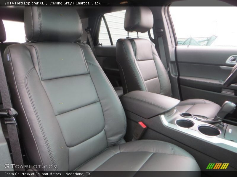 Sterling Gray / Charcoal Black 2014 Ford Explorer XLT