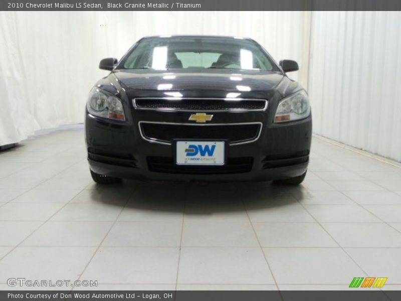 Black Granite Metallic / Titanium 2010 Chevrolet Malibu LS Sedan