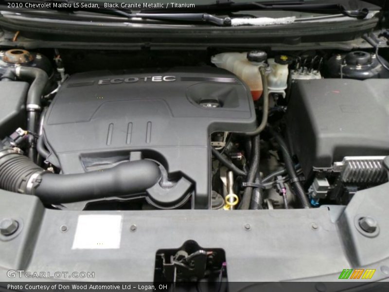 Black Granite Metallic / Titanium 2010 Chevrolet Malibu LS Sedan