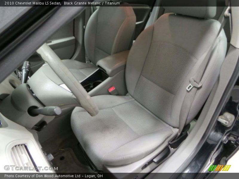 Black Granite Metallic / Titanium 2010 Chevrolet Malibu LS Sedan