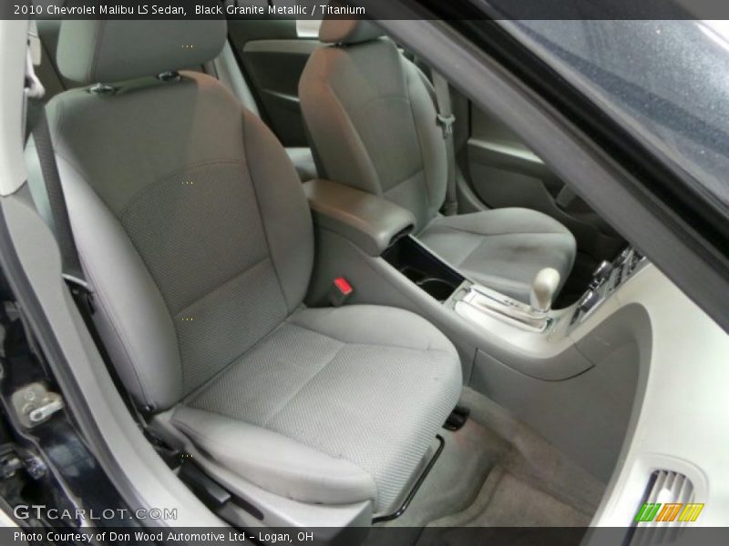 Black Granite Metallic / Titanium 2010 Chevrolet Malibu LS Sedan