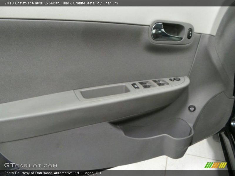 Black Granite Metallic / Titanium 2010 Chevrolet Malibu LS Sedan