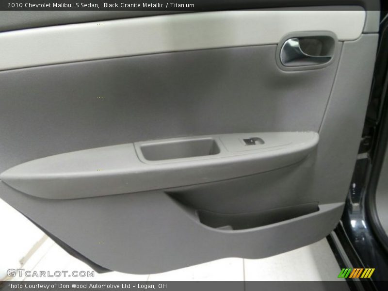 Black Granite Metallic / Titanium 2010 Chevrolet Malibu LS Sedan