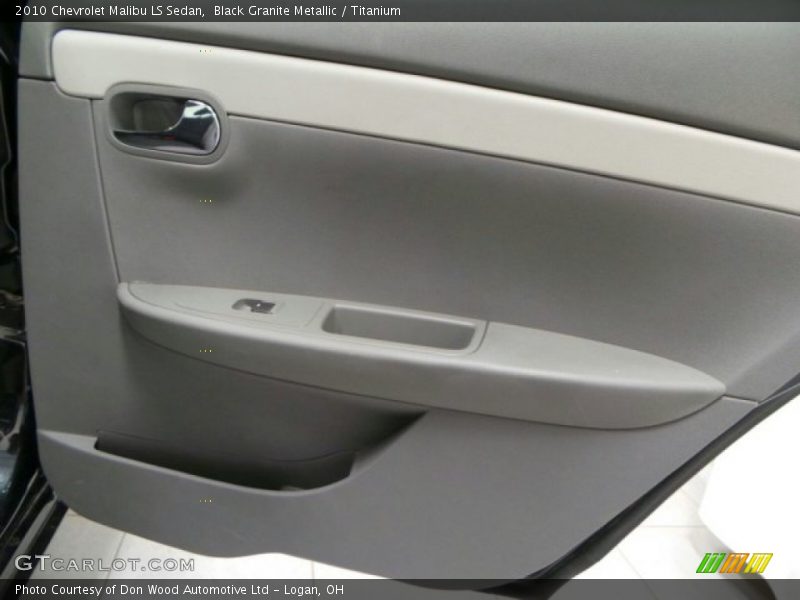 Black Granite Metallic / Titanium 2010 Chevrolet Malibu LS Sedan