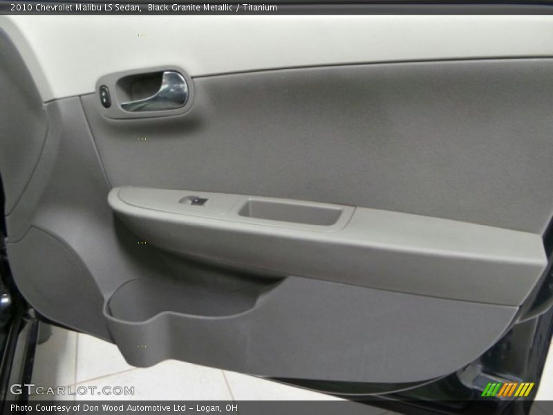 Black Granite Metallic / Titanium 2010 Chevrolet Malibu LS Sedan