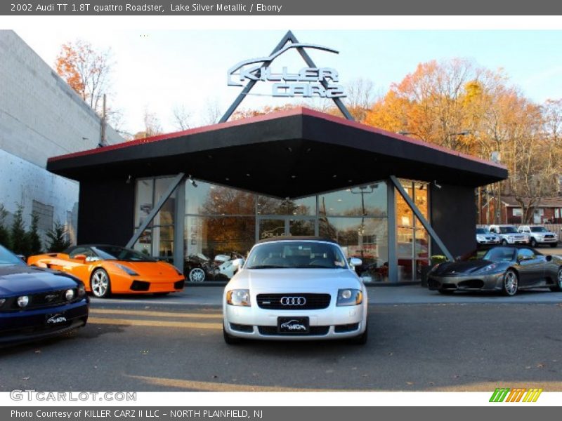 Lake Silver Metallic / Ebony 2002 Audi TT 1.8T quattro Roadster