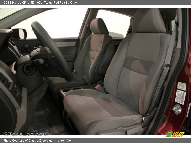 Tango Red Pearl / Gray 2011 Honda CR-V SE 4WD