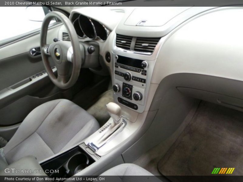 Black Granite Metallic / Titanium 2010 Chevrolet Malibu LS Sedan