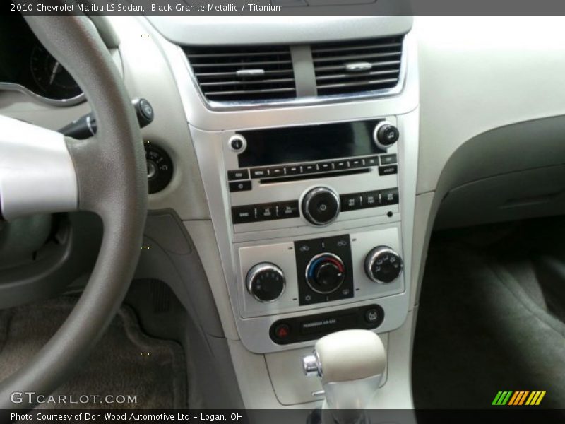 Black Granite Metallic / Titanium 2010 Chevrolet Malibu LS Sedan