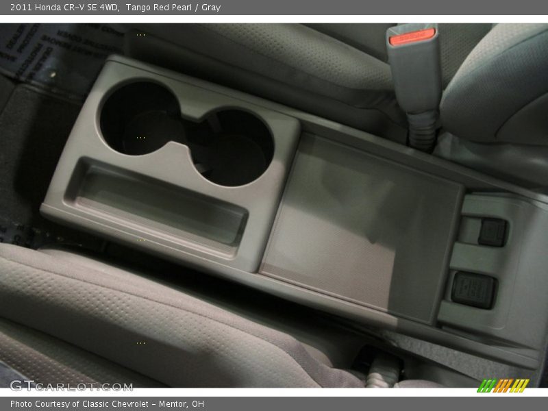 Tango Red Pearl / Gray 2011 Honda CR-V SE 4WD