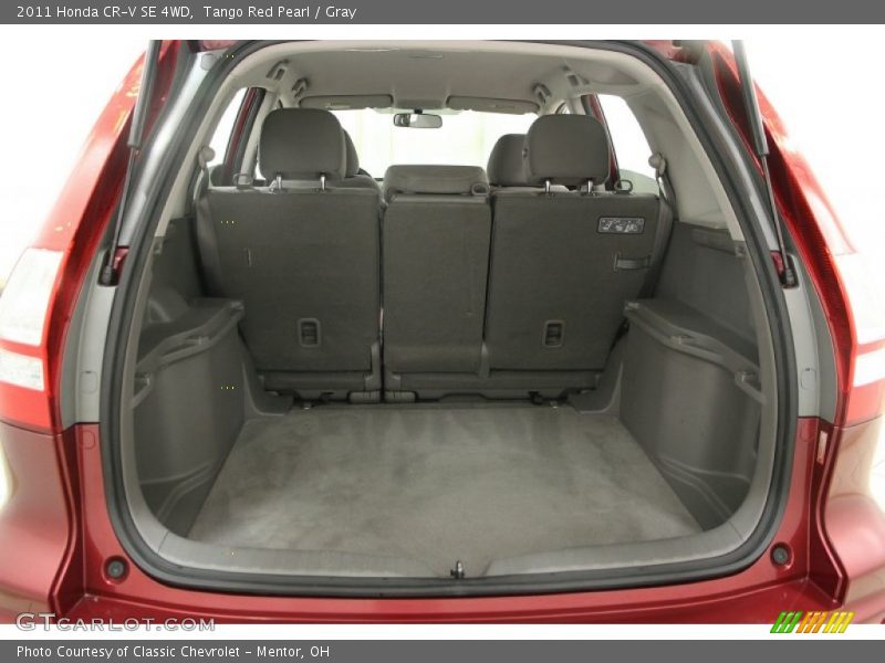 Tango Red Pearl / Gray 2011 Honda CR-V SE 4WD