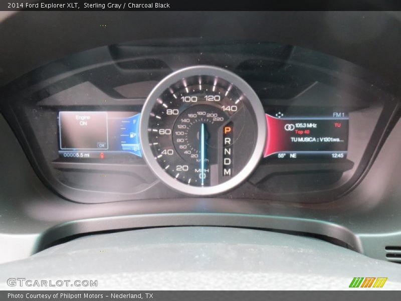 Sterling Gray / Charcoal Black 2014 Ford Explorer XLT