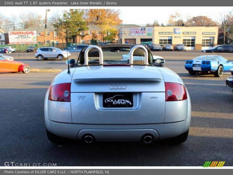 Lake Silver Metallic / Ebony 2002 Audi TT 1.8T quattro Roadster