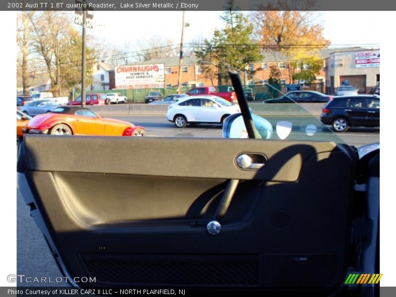 Lake Silver Metallic / Ebony 2002 Audi TT 1.8T quattro Roadster