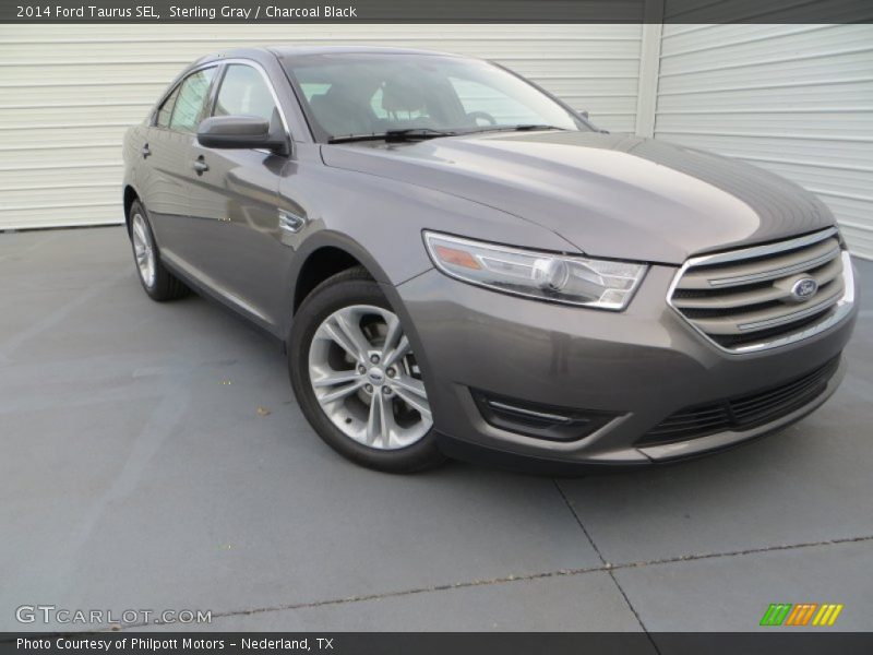 Sterling Gray / Charcoal Black 2014 Ford Taurus SEL