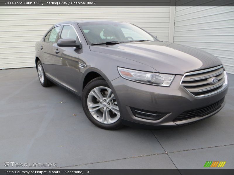Sterling Gray / Charcoal Black 2014 Ford Taurus SEL