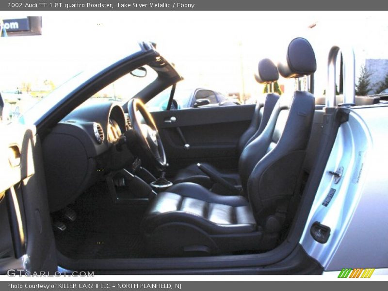 Lake Silver Metallic / Ebony 2002 Audi TT 1.8T quattro Roadster
