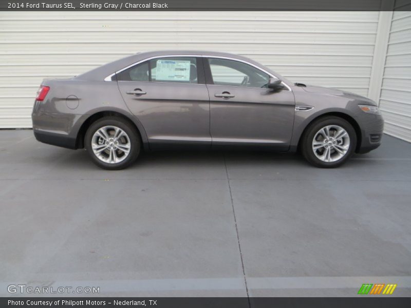 Sterling Gray / Charcoal Black 2014 Ford Taurus SEL