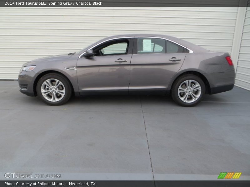 Sterling Gray / Charcoal Black 2014 Ford Taurus SEL