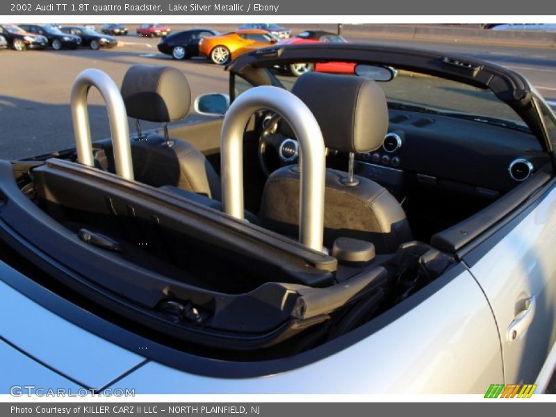 Lake Silver Metallic / Ebony 2002 Audi TT 1.8T quattro Roadster