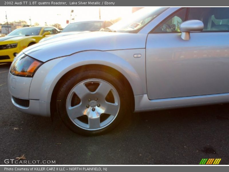 Lake Silver Metallic / Ebony 2002 Audi TT 1.8T quattro Roadster