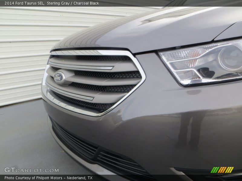 Sterling Gray / Charcoal Black 2014 Ford Taurus SEL