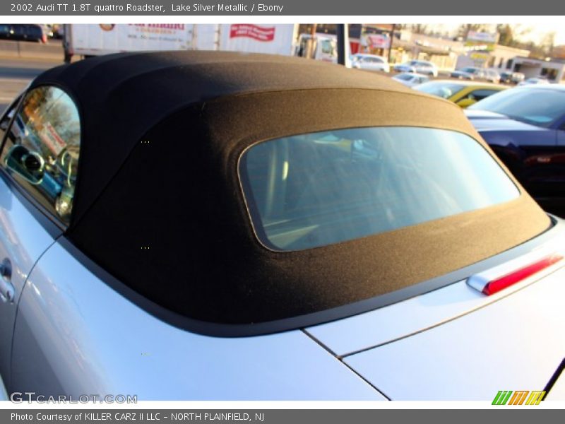 Lake Silver Metallic / Ebony 2002 Audi TT 1.8T quattro Roadster