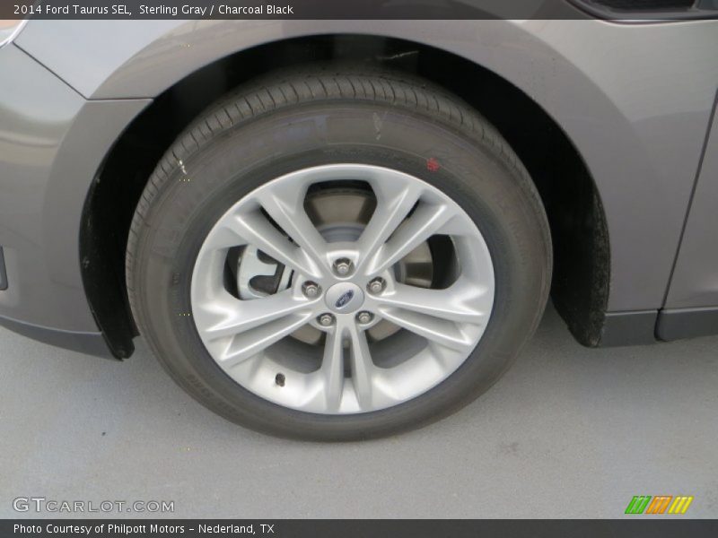 Sterling Gray / Charcoal Black 2014 Ford Taurus SEL