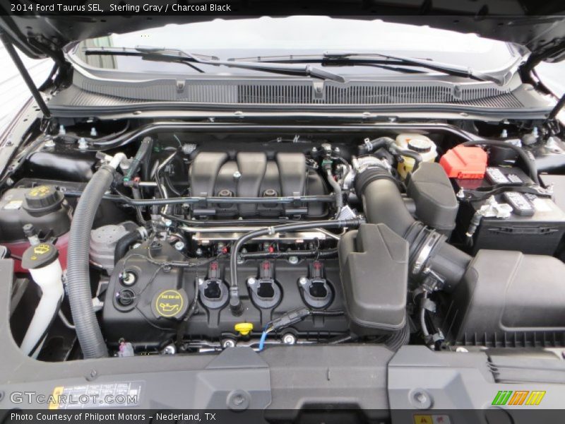 Sterling Gray / Charcoal Black 2014 Ford Taurus SEL