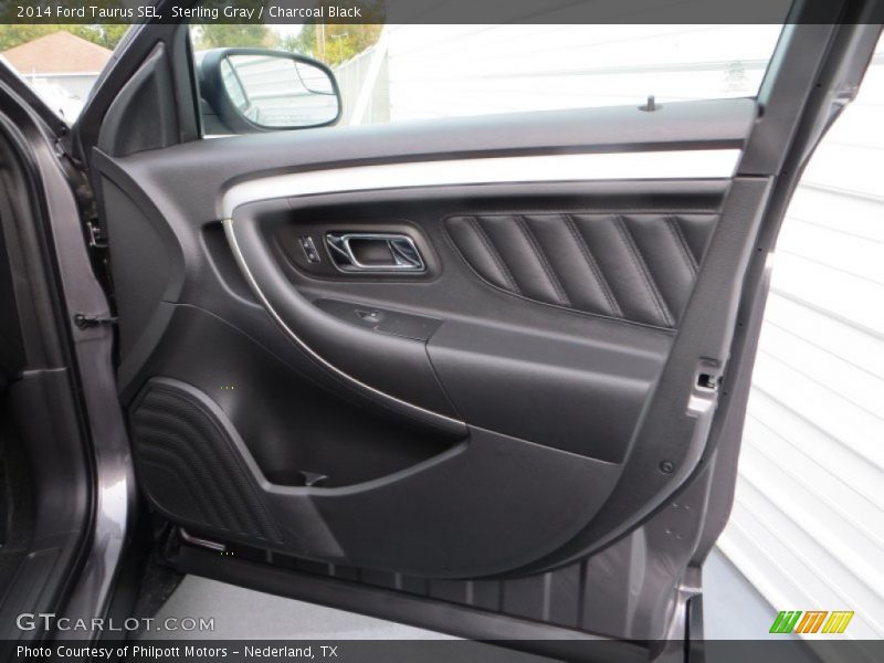 Sterling Gray / Charcoal Black 2014 Ford Taurus SEL