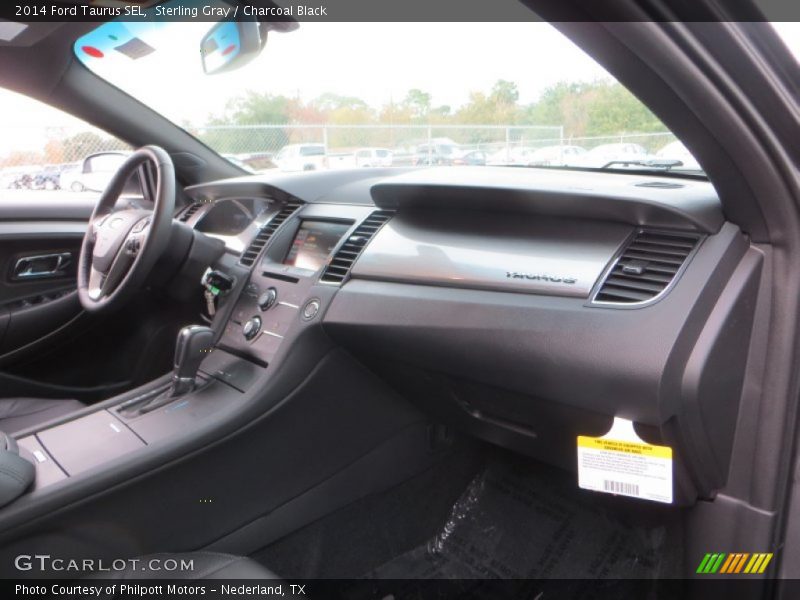 Sterling Gray / Charcoal Black 2014 Ford Taurus SEL