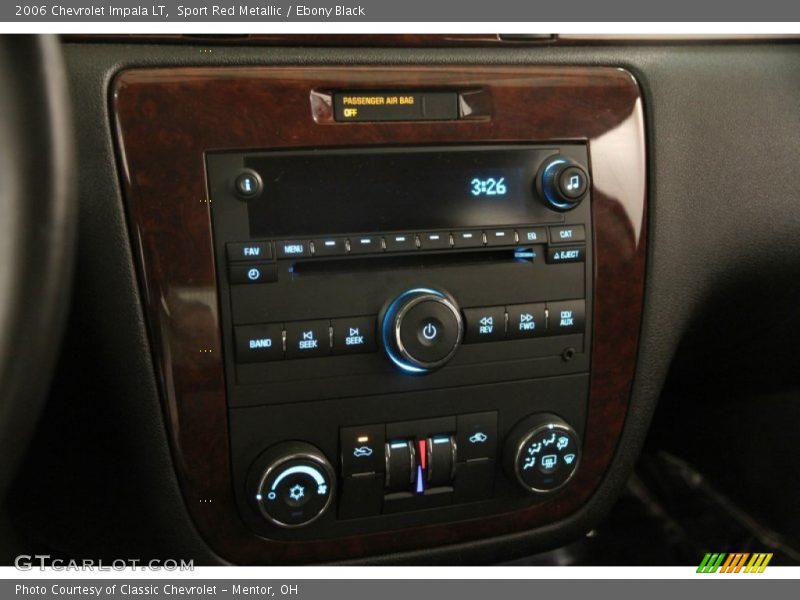 Controls of 2006 Impala LT