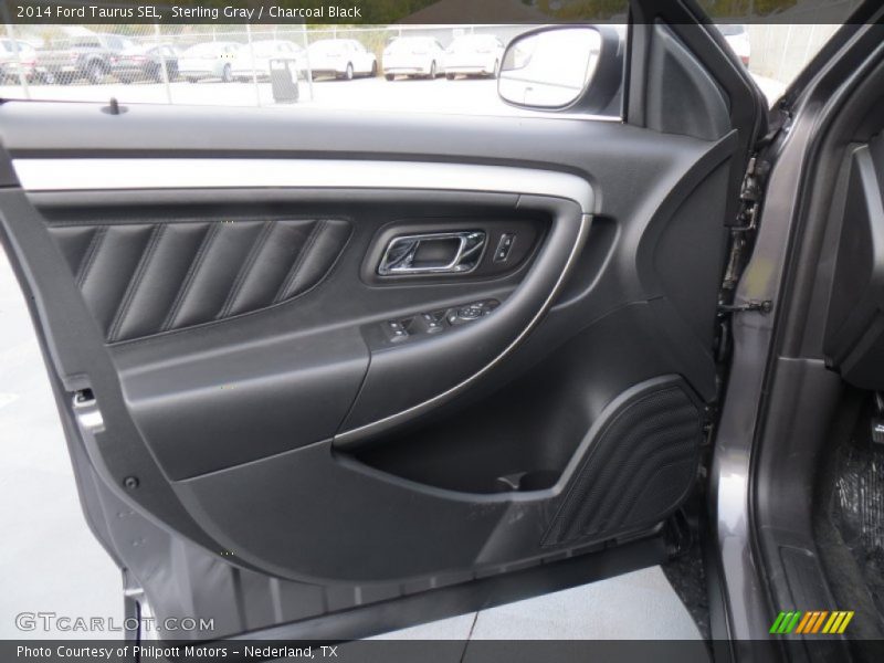 Sterling Gray / Charcoal Black 2014 Ford Taurus SEL