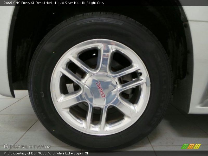 Liquid Silver Metallic / Light Gray 2006 GMC Envoy XL Denali 4x4