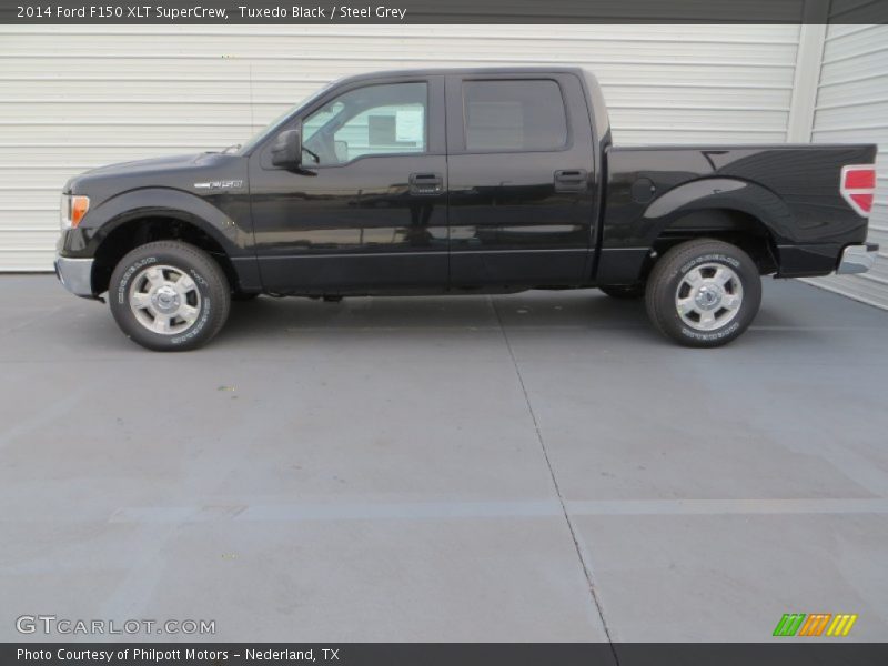 Tuxedo Black / Steel Grey 2014 Ford F150 XLT SuperCrew