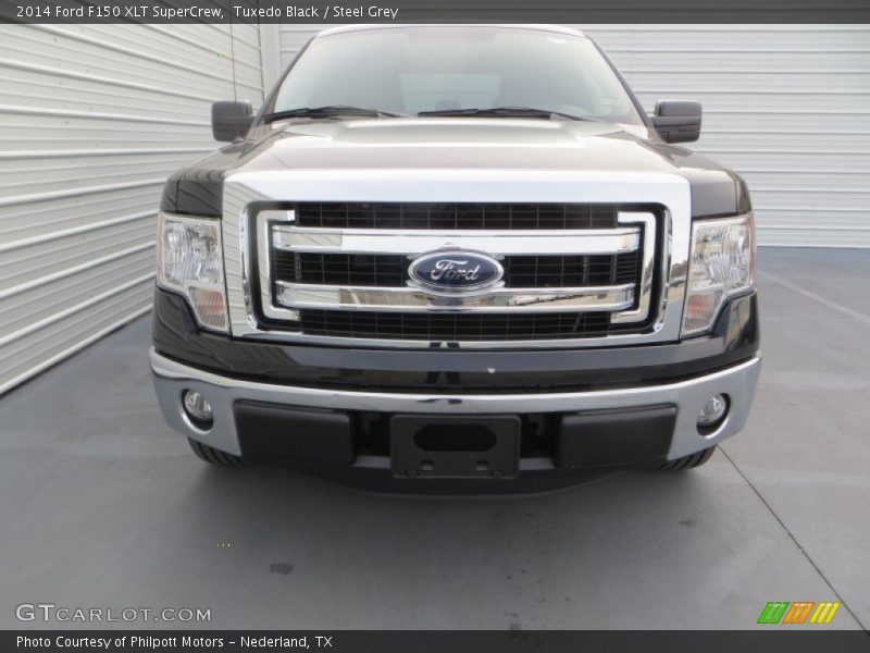 Tuxedo Black / Steel Grey 2014 Ford F150 XLT SuperCrew