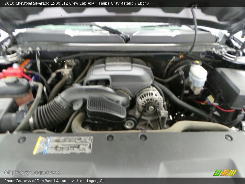 Taupe Gray Metallic / Ebony 2010 Chevrolet Silverado 1500 LTZ Crew Cab 4x4