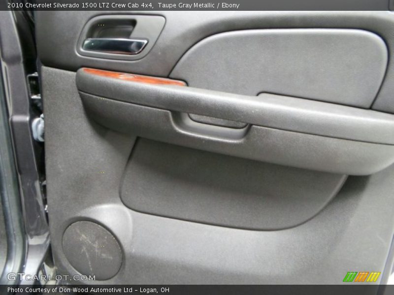 Taupe Gray Metallic / Ebony 2010 Chevrolet Silverado 1500 LTZ Crew Cab 4x4