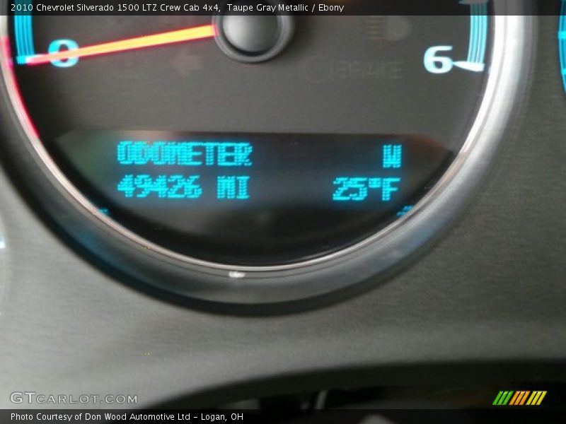 Taupe Gray Metallic / Ebony 2010 Chevrolet Silverado 1500 LTZ Crew Cab 4x4