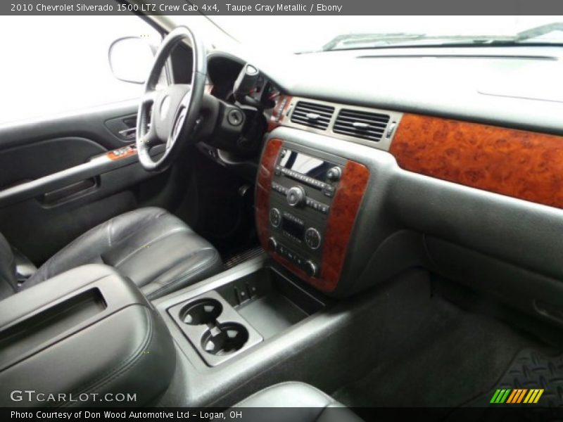 Taupe Gray Metallic / Ebony 2010 Chevrolet Silverado 1500 LTZ Crew Cab 4x4
